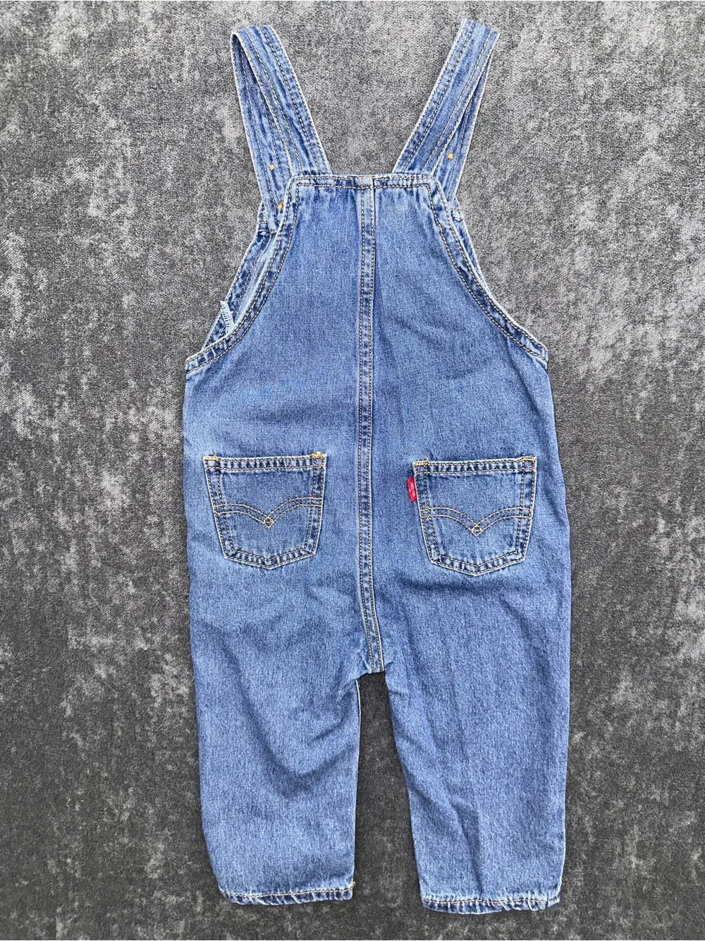Levi's Kids Light Blue Denim Overalls with Front Pocket